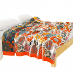 100% puuvillane vaba aja veetmise tekk ja tekk, suvine lahe tekk, hingav pehme tekk diivanir&auml;tiku sisekujundusega voodikate 150x200cm