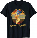 Egiptuse kuninganna Nefertiti parima disainiga suurep&auml;rane unisex T-s&auml;rk S