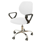 Spandex veniv kirjutuslaud Kontoritooli istmekatted Pestavad p&ouml;&ouml;rlevad seljatoe katted padi Lemmikloomad Kaitsmed Universaalne arvutitooli kate valge