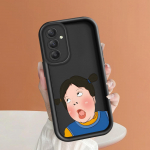 Stitch pehmest silikoonist telefoni korpus, t&auml;iskaanega kaamera p&otilde;rutuskindel kummist &uuml;mbris Samsungile Samsung A03 valge