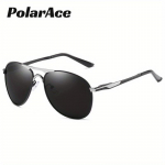 PolarAce Unisex polariseeritud sulamist valgusvihu raamiga p&auml;ikeseprillid, s&otilde;idu p&auml;ikeseprillid, p&auml;ikesesirm, UV400 must