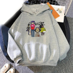 Uus Band Gorillaz Hoodies Print Unisex Naiste T&auml;navar&otilde;ivad Hoodie Pusad Harajuku Oversized Pullovers Unisex dressid R&otilde;ivad M gray