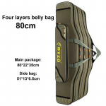 2/3/4 kihiga 70CM-130CM Protable kokkupandav &otilde;ngeritva kandekott kalavarraste t&ouml;&ouml;riista hoiukoti &uuml;mbris Veekindel kalastustarbed XA81G