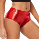 Naiste l&uuml;hikesed p&uuml;ksid Wetlook Hotpants metallist alusp&uuml;ksid l&auml;ikivad Stretch tantsup&uuml;ksid peodisko &ouml;&ouml;klubi kost&uuml;&uuml;m M