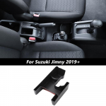 Auto keskkonsooli hoiukast, 4WD k&auml;iguvahetuse organiseerimisalus Suzuki Jimny 2019-2023 tarvikutele, 1tk, must must