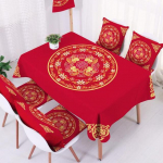 Sytlish pol&uuml;estrist laudlina mitmes stiilis ristk&uuml;likukujuline lauakate Laudlina kontori kodu k&ouml;&ouml;k Raamat &otilde;pperuumi kaunistus 85x85 cm