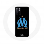 Coque pour Xiaomi Redmi Note 11s 5G Logo Olympique de Marseille Fond Noir
