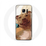 &Uuml;mbris Samsung Galaxy S6 Ameerika pitbullterjeri pruunile