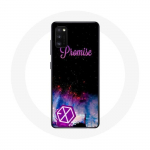 &Uuml;mbris Samsung Galaxy S20 Exo K-popi grupi logoga laululubaduse jaoks