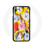 Coque pour Iphone 7 BTS Bangtan Sonyeondan BT21 Tata Chimmy Cooky Rj Shooky Koya Mang Et Van