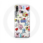 Coque pour Huawei P20 Lite BTS Bangtan Sonyeondan BT21 Van Tata Chimmy Cooky Rj Koya Mang Et Shooky