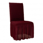 Kulumiskindel toolikate, &uuml;lipehme, pleekimatu &uuml;hev&auml;rviline banketitooli kate, veniv pulmatoolikaitse valge