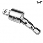 Universaalne 360-kraadine p&ouml;&ouml;rlev pistik kuuskant-kandiline mutriv&otilde;tme pistikupesa adapteri sobivust&ouml;&ouml;riist 1/4 inch