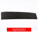 S&uuml;sinikkiust automaatjuhtimise armatuurlaud kaaspiloodi paneeli sisekujunduse riba kleebised BMW X5 E70 X6 E71 autotarvikutele For Left Hand Drive