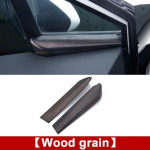Toyota C-HR CHR 2016-2017 2018 jaoks esiukse akna sisemise kolmnurga jaoks. wood grain