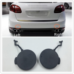 Cafoucs tagumise p&otilde;rkeraua veokonksu kaane silmakatted Porsche Cayenne 2011 2012 2013 2014 jaoks 1 Pair LH and RH gray