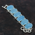 Akvamariin K&auml;ev&otilde;ru K&auml;sitsi valmistatud Originaalne V&auml;&auml;riskiviga K&auml;ev&otilde;ru 925 Sterling H&otilde;be K&auml;ev&otilde;ru Reguleeritav Keti K&auml;ev&otilde;ru Akvamariin Ehted Kingitusteks Adjustable