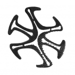 Kiivri sisemine polsterdus eemaldatav hingav silikoonist universaalne kiivri ventileerimisvooder Kiivri tarvik must