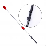 Golf Swing Trainer Practice Equipment Adjustable for Adult Training Aid Warm up punane
