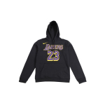 Nike Los Angeles Lakers Lebron James Fliisist T&otilde;mblukuga Kapuutsiga Topp Meeste &Uuml;laosad Must AV0401-010 M black