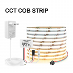 Tualettlaud meigipeegli LED-valgusriba COB 24V CCT 2700K kuni 6500K h&auml;mardatav puutel&uuml;liti Vannitoa tualettpeegli taustvalgus 3M KIT