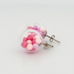 zakkaism Roosad pastellk&otilde;rvar&otilde;ngad &ndash; k&auml;sitsi valmistatud tahke 925 sterlingh&otilde;be roodiumkattega ehted naistele kingituseks