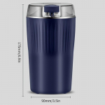 V&otilde;imas &uuml;he puutega elektriline kohviveski &ndash; mitmek&uuml;lgne ja t&otilde;hus EU-pistikuga espresso, v&uuml;rtside ja p&auml;hklite jaoks sinine