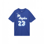 Nike Lakers LeBron James #23 Klassikaline Edition Korvpalli T-s&auml;rk Meeste Topid Hele-suitsu-hall CT9915-495 M