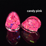 8-30 mm Pink seeria k&otilde;rvam&otilde;&otilde;turid, pistikud ja tunnelid, veetilga kujuga k&otilde;rvalaiendid, venitavad kehaehted 8mm roosa