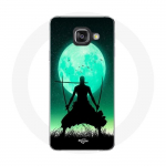 Coque Maniacase pour Samsung Galaxy A3 2017 roronoa zoro triple &eacute;p&eacute;e pleine lune