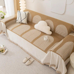 Advanced Sense diivani r&auml;tik &scaron;enillkaare kujuga universaalne diivani nurgar&auml;tik &uuml;hes t&uuml;kis k&otilde;ikeh&otilde;lmav riidest r&auml;tik 180x130cm1pcs