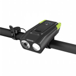 USB-taaslaetav jalgratta esitule LED-jalgratta esituli, jalgrattas&otilde;it koos sarvega 2000mAh must