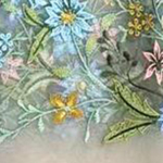 Moodne tikitud kangas valge/must/beež/aprikoos aprikoosi