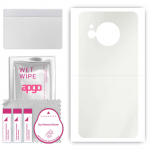 apgo MATTE Protective Skin Sticker for the back compatible with Sharp Aquos R8, Wrap Film, Hydrogel Film, Flexible, Soft TPU with positioning layer ea