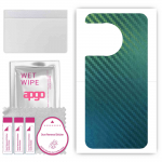 apgo Protective Skin Sticker for the back compatible with OnePlus 12, Wrap Film, Foil, Vinyl - Pattern Carbon Chameleon CAKA1