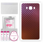 apgo skin sticker film foil vinyl for the BACK compatible with Samsung Galaxy J7 (2016), scratch-resistant, easy to install - Carbon Chameleon CAKA5