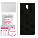 apgo Protective Skin Sticker for the back compatible with Nokia C01 Plus, Wrap Film, Foil, Vinyl - Pattern Matrix