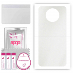 apgo Protective Skin Sticker for the back compatible with Xiaomi Redmi Note 9T, Wrap Film, Foil, Vinyl - Pattern Matte Transparent