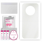 apgo Protective Skin Sticker for the back compatible with Doogee X97 Pro, Wrap Film, Foil, Vinyl - Pattern Matte Transparent