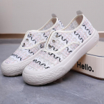 Naiste vabaaja platvormiga l&otilde;uendist tossud Slip-on hingavad jalutusjalatsid, paelad, kerged madala &uuml;laosaga kleitkingad Suvised l&otilde;uendist jalan&otilde;ud naistele 35 roheline