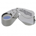 40X metallist 25 mm suurendusluubi juveliiri LED UV-klaasist objektiiviga ehete luup