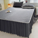 Uus &uuml;hev&auml;rviline libisemisvastane lateks jahe matt voodi seelik Ice Silk pehme matt voodikate kolmeosaline komplekt suve voodipesu ja voodilinad 120x200cm 2pcs