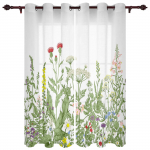 Sinine Maroko Kevadlilled Metslilled Aknakardinad Kodukaunistused Elutoa Kardinad Magamistoa Kardinad K&ouml;&ouml;gi Uksekardinad 135W x 60H(cm)