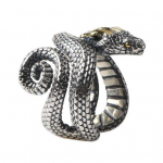 Meeste Python Ring Retro Reguleeritav Detail Sile Hea Avamine Individuaalne Finger Ring Party