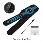 EMS Muscle Stimulator Tooner K&otilde;hu Toniseeriv V&ouml;&ouml; Keha Salendav Massager K&otilde;ht Talje Selg K&auml;si Jalg Fitness Massaaž USB laadimine 1Abdominal Belt