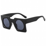 Punk p&auml;ikeseprillid naistele ruudukujulise raamiga &uuml;mmarguste l&auml;&auml;tsedega MUST SININE varjund retro disainermark UV4 Oculos De Sol prillid naistele as picture