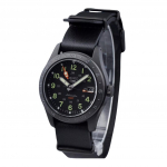 Seiko 5 Sports GMT Field Series Nahkrihm Must sihver Automaatne SSK025K1 100M Meeste k&auml;ekell must