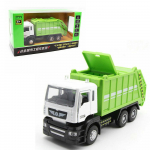 1/50 pr&uuml;giauto m&auml;nguasjad sulamist survevalatud autode pr&uuml;giauto valguse ja heliga taaskasutatud veoautod m&auml;nguasi poistele 1/50-Size:16*7.5*5.5cm roheline/valge