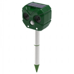 P&auml;ikesetoitel ja USB-laadimisega kassirepeller LED-valgus Ultraheli veekindel koerat&otilde;rjevahend roheline