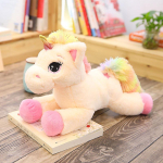 40cm 60cm 80cm vikerkaar &uuml;kssarvik pl&uuml;&uuml;sis m&auml;nguasjad Kawaii lapsed m&auml;nguasjad t&auml;idisega multikas loom beebinukk lastele j&otilde;ulus&uuml;nnip&auml;evakingitus 80cm